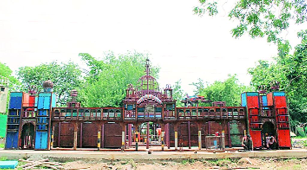 All scrap that was available at the municipal stores were put to use for park. Image: IE