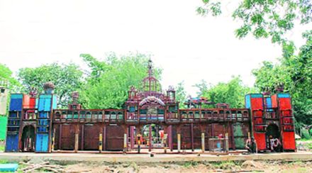 All scrap that was available at the municipal stores were put to use for park. Image: IE