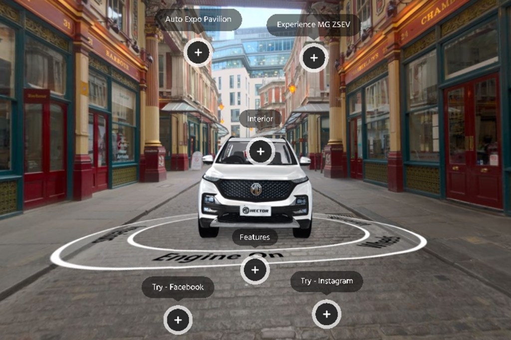 mg hector virtual avataar