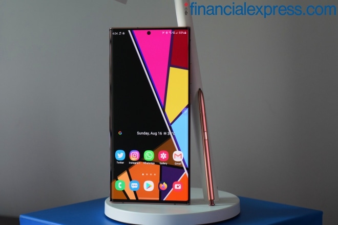 Galaxy Note 20 Ultra 5G price in India is Rs 1,04,999. (Photo credit: Saurabh Singh/Financial Express) 