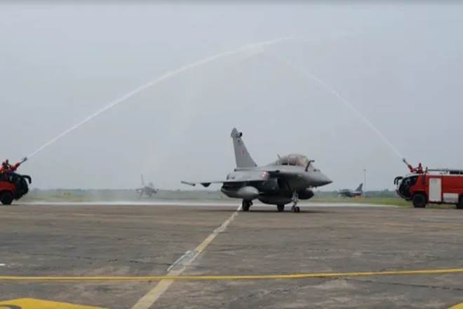 Rafale induction in IAF, Ambala Air Base, Golden Arrows, Sarang Aerobatic Team, French fighters,indian air force, Tejas, Rajnath Singh,bipin rawat, RKS Bhadauria, latest news on rafale Rafale induction in IAF, Ambala Air Base, Golden Arrows, Sarang Aerobatic Team, French fighters,indian air force, Tejas, Rajnath Singh,bipin rawat, RKS Bhadauria, latest news on rafale