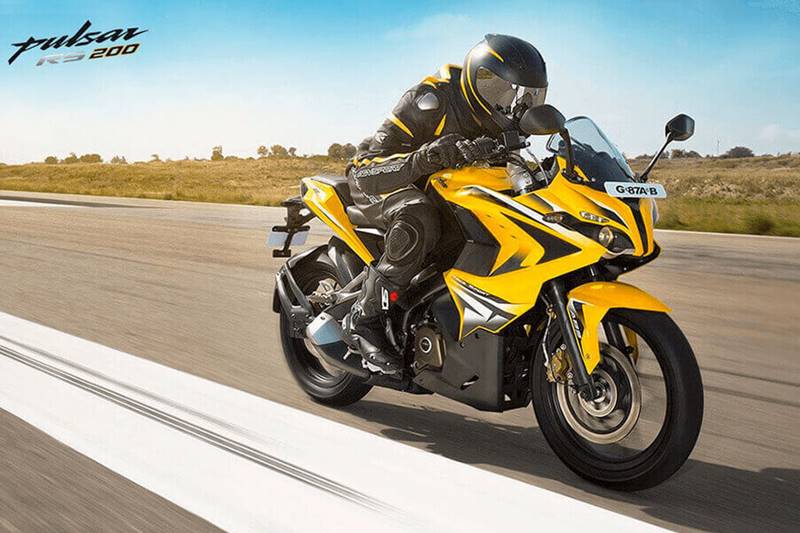 3. Bajaj Pulsar RS 200: The RS 200 is powered by a 199.5cc liquid-cooled single-cylinder engine that makes 24 hp at 9,750 rpm and 18.7 Nm at 8,000 rpm and is paired with a six-speed gearbox. It gets a dual channel ABS. Price: Rs 1.49 lakh (ex-showroom).