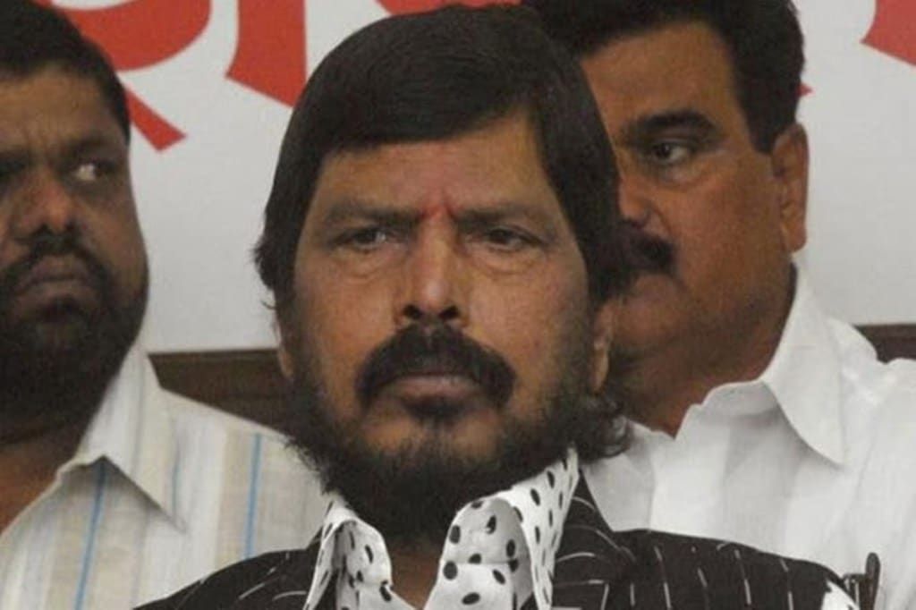 Athawale is a Minister of State in the Ministry of Social Justice and Empowerment.