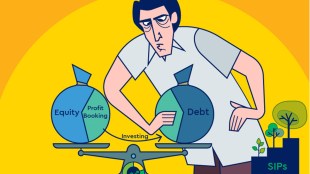 The profits booked from equity can be invested in fixed income securities and even gold to rebalance the portfolio.