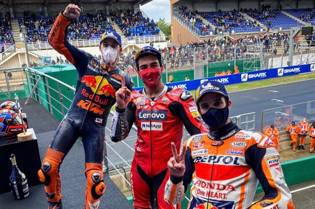 2020 motogp, french gp, petrucci, alex marquez