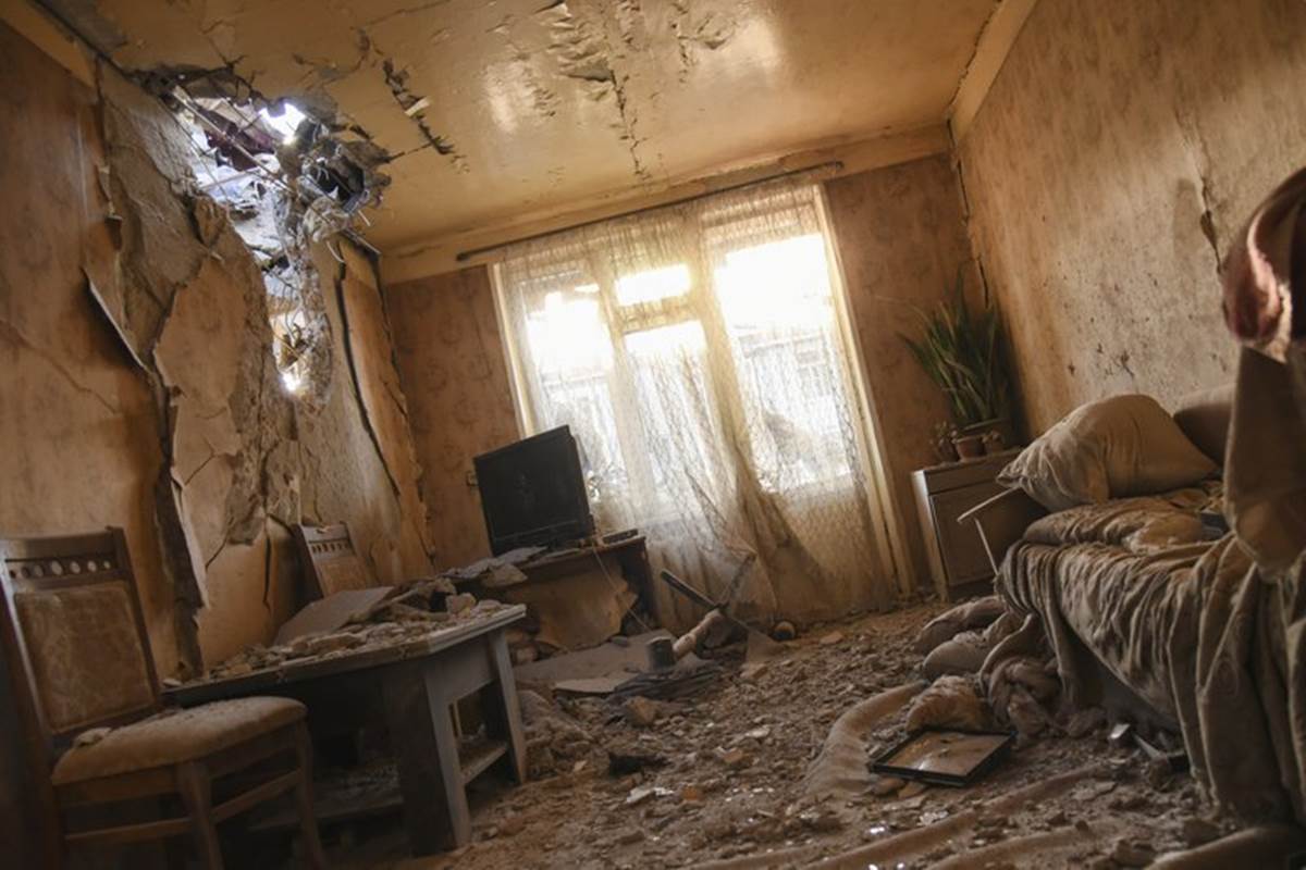 Azerbaijan's Defense Ministry denied any planes being shot down and said Armenian personnel had shelled civilian territory. (Photo source: AP) Azerbaijan's Defense Ministry denied any planes being shot down and said Armenian personnel had shelled civilian territory. (Photo source: AP)