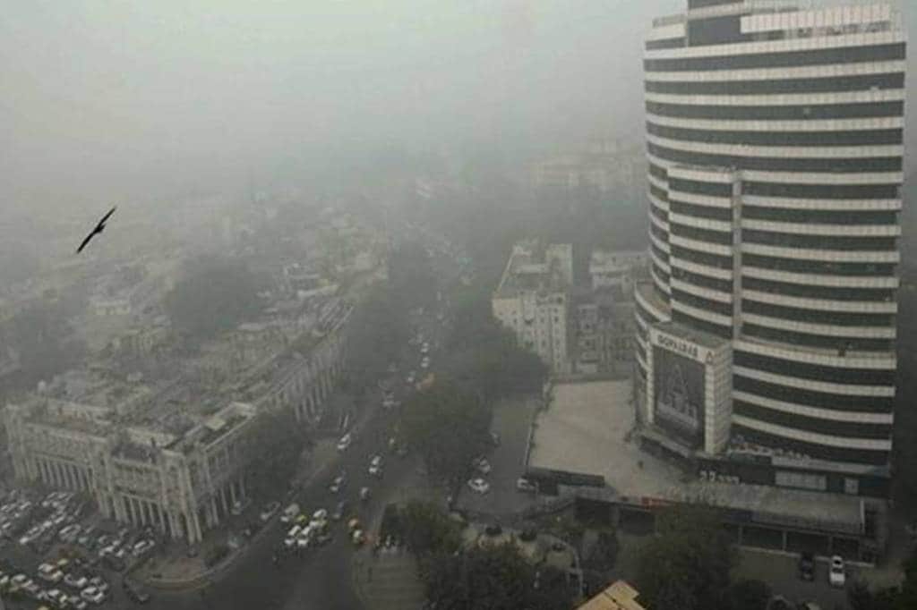 The smog tower at Connaught Place is in addition to the Central government’s smog tower coming up in Anand Vihar.