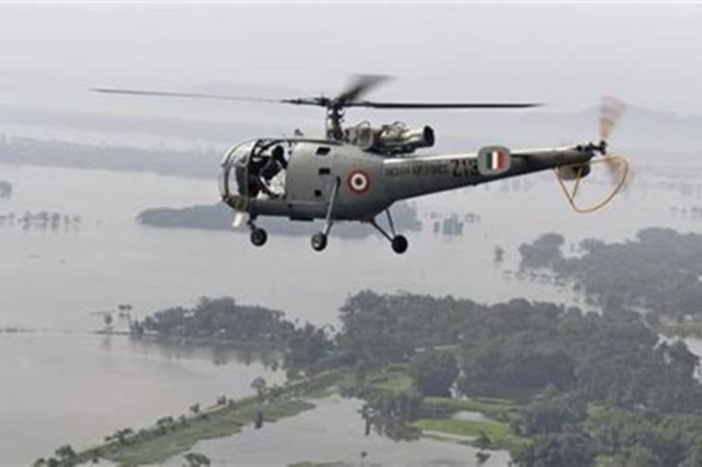 The official said a rescue team has been sent to the area where the chopper made the precautionary landing. (Representational image: Reuters)