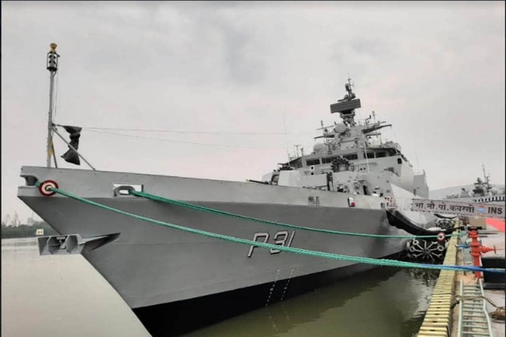 The ship is specifically constructed to undertake anti-submarine warfare role. For this, it has sensors like sonars fitted onboard.