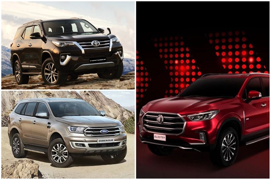 MG Gloster vs Toyota Fortuner vs Ford Endeavour