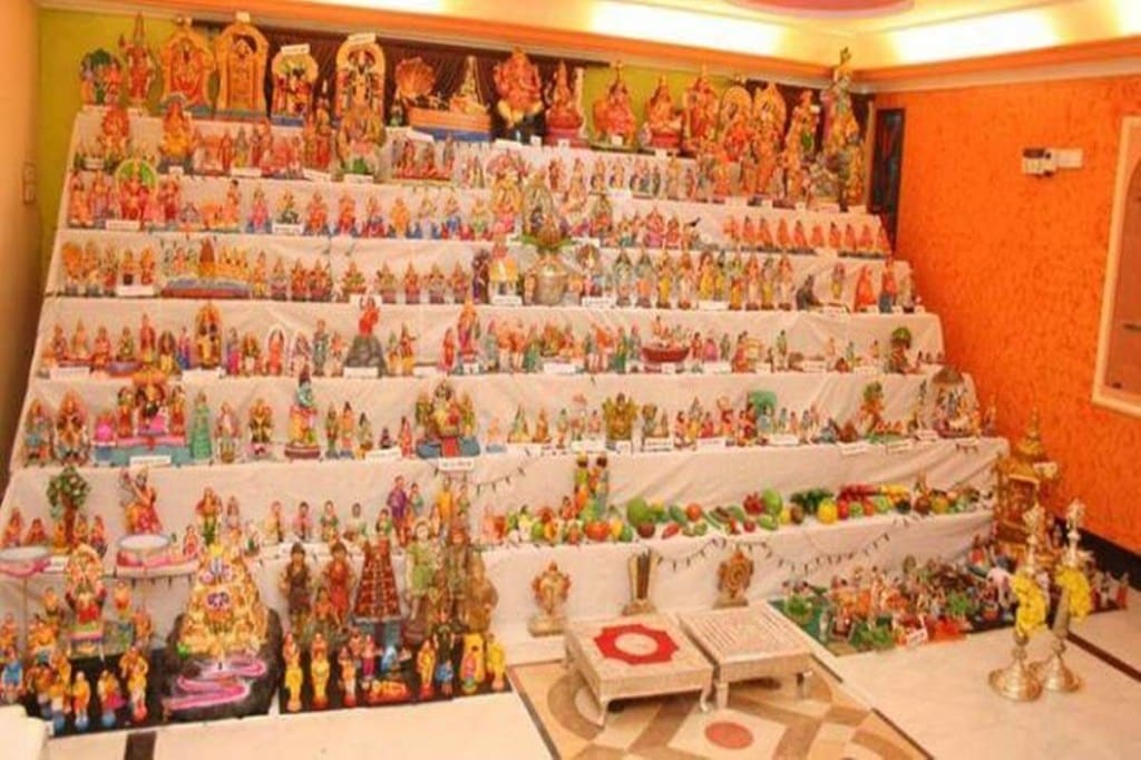 The big biscuit tins and wooden planks would morph into a ‘golu’ display stand. (File photo: IE)