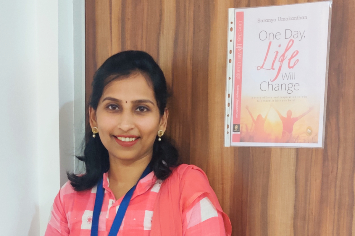 I want to be a full-time writer someday, Saranya Umakanthan says. I want to be a full-time writer someday, Saranya Umakanthan says.