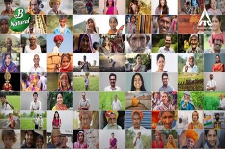 The video highlights the selfless labour put in by the farmers towards nation-building