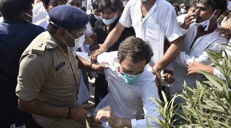 Delhi Congress president Anil Kumar lashed out at the police for the "misbehaviour" of its personnel with Agarwal and Mehndi during the protest. (Representational image: PTI)