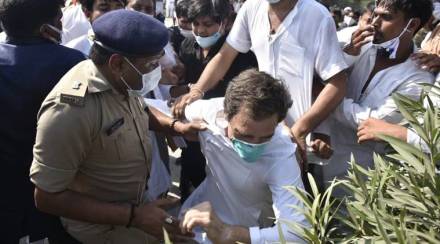 Delhi Congress president Anil Kumar lashed out at the police for the "misbehaviour" of its personnel with Agarwal and Mehndi during the protest. (Representational image: PTI)