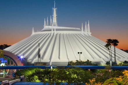 ''Space Mountain'' was unveiled in 1975 at Disney World in Florida. (Photo source: Disneyworld)