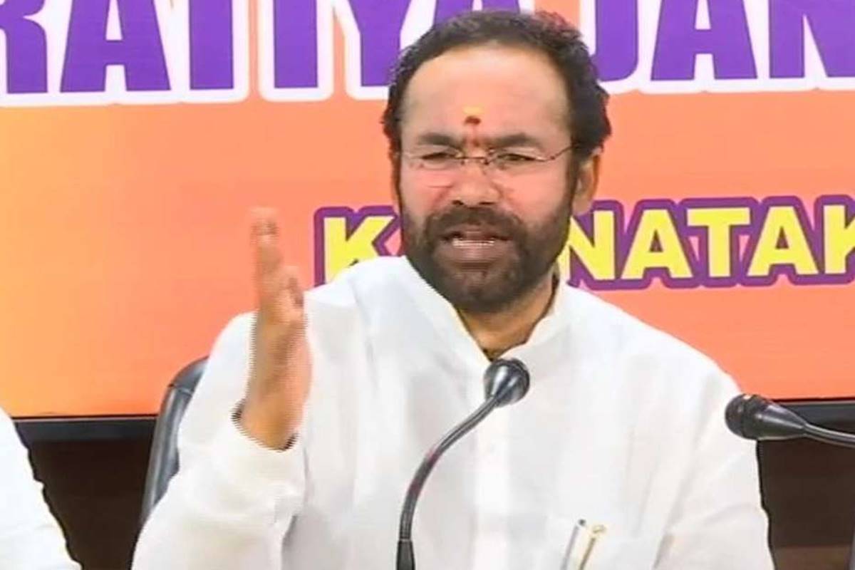 Kishan Reddy also said the closed circuit surveillance cameras were set up with the good intention of helping the
authorities, especially the police, in matters of public safety. (Courtesy: Twitter / ANI)