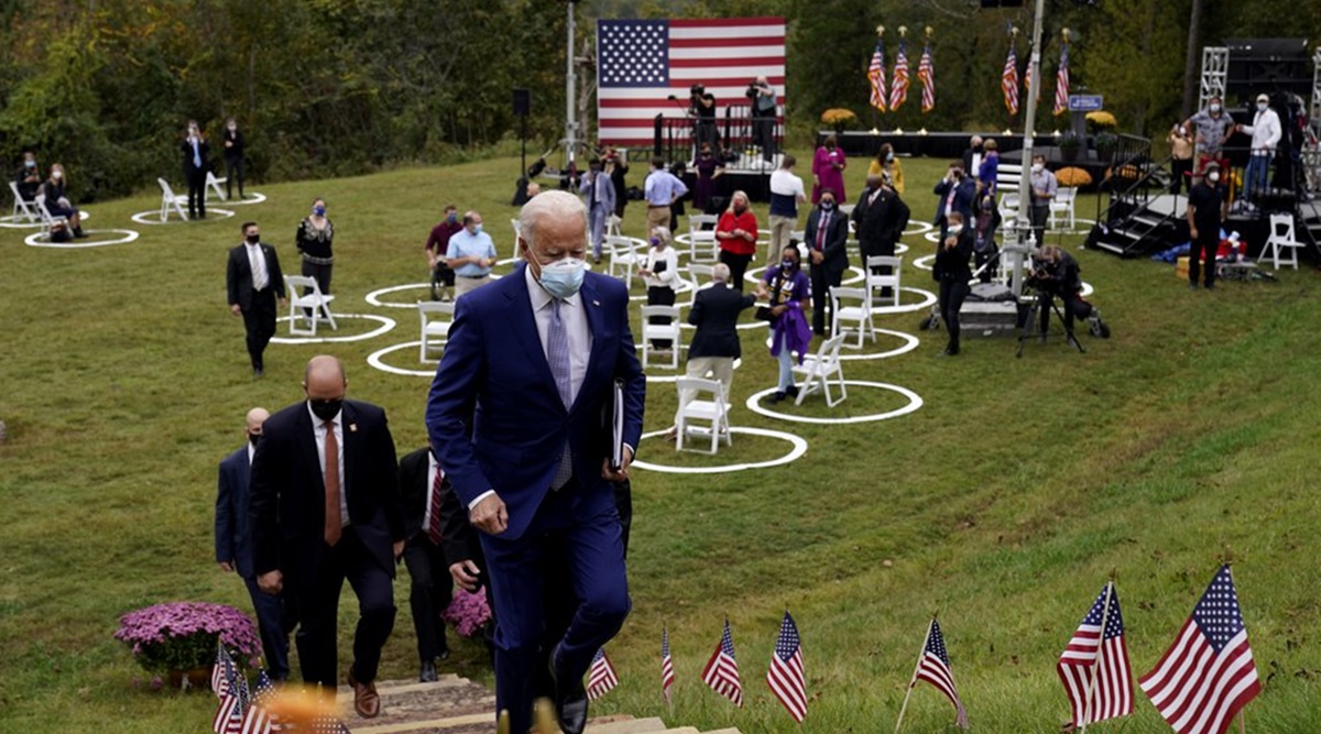Biden, Obama's vice president in 2009-2017, leads in polls but Trump could win if he attracts enough voters in key states including Florida. (Photo source: Reuters)