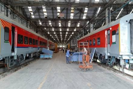 RCF has achieved the highest ever Linke Hofmann Busch (LHB) coaches roll out.
