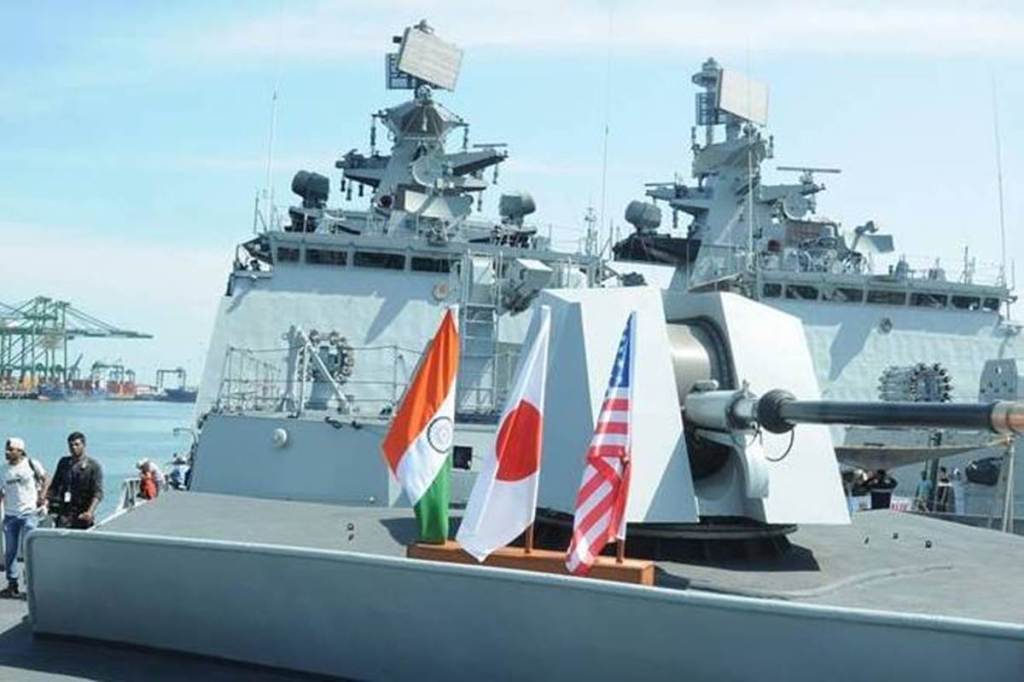 Mr Kulshreshtha, while designing the CMS for the Indian Navy had also studied Lockheed Martin’s Aegis CMS which is with the Australian Navy. (Photo source: Twitter)