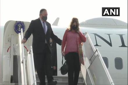 On Tuesday, Pompeo and Esper will hold the 2+2 talks with External Affairs Minister S Jaishankar and Defence Minister Rajnath Singh, covering the entire expanse of defence and security ties as well as key regional and global issues. (Photo source: ANI)