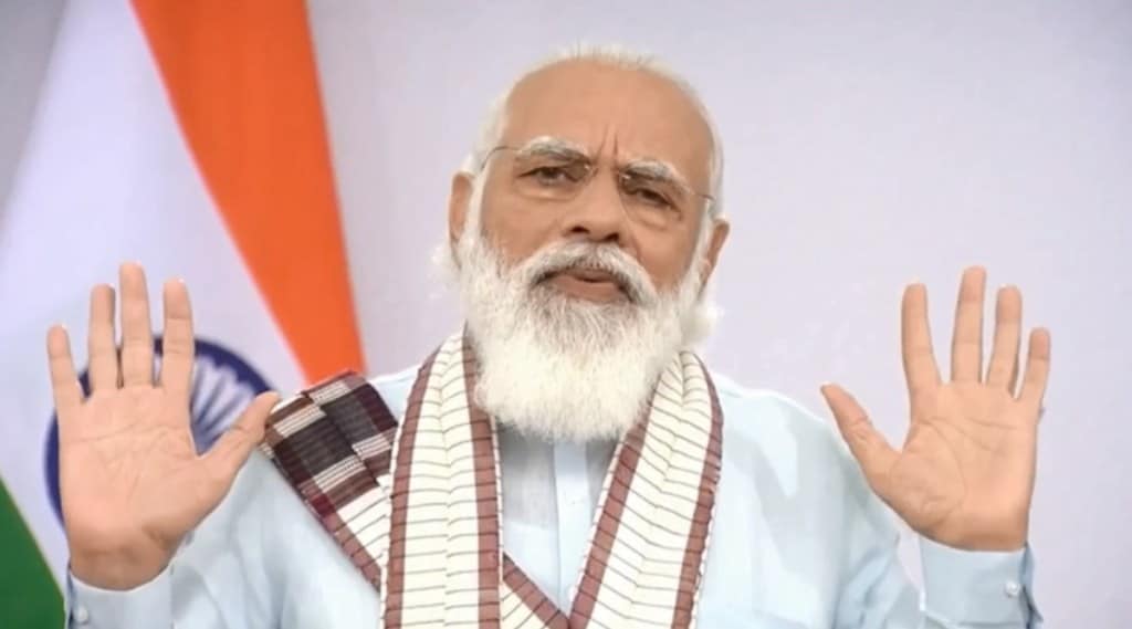 The prime minister had paid tribute to Gandhi in his monthly Mann ki Baat radio broadcast last Sunday as well.