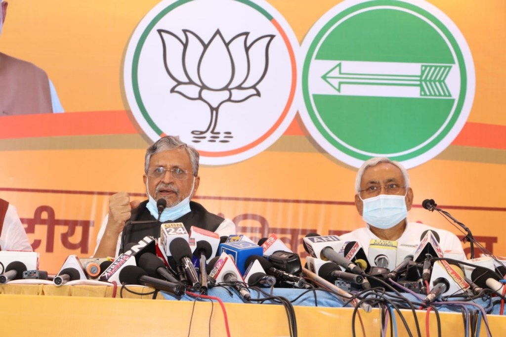 Deputy Chief Minister Sushil Kumar Modi, asserted "we have said unequivocally that Nitish Kumar will be our Chief Minister. It does not matter which party gets how many seats in the elections". 