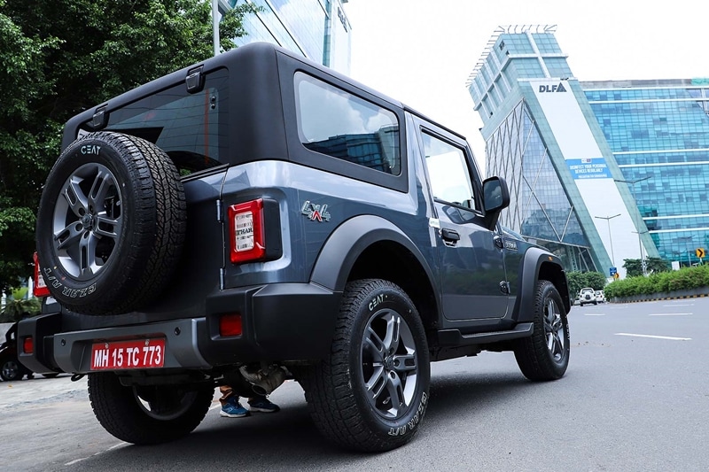 The new Thar is based on the third-generation chassis for greater torsional rigidity and gets independent front suspension and multilink rear suspension. It gets brake locking differential up front and mechanical locking differential on the rear axle. The Thar rides on new 255/65 R18 all-terrain tyres.