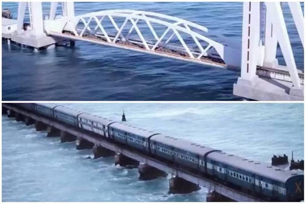 The New Pamban Bridge is scheduled for completion by December 2021.