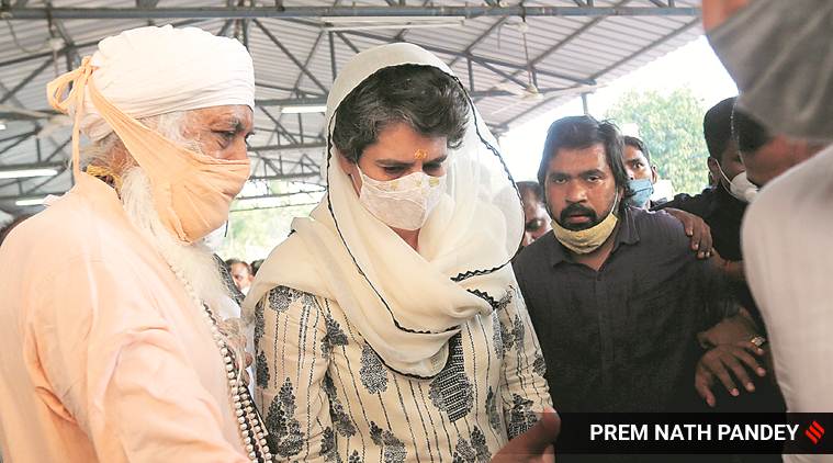 "The UP government must immediately intervene and ensure proper prices for farmers' (produce) otherwise the Congress government will launch an agitation," she said. (File photo: IE) "The UP government must immediately intervene and ensure proper prices for farmers' (produce) otherwise the Congress government will launch an agitation," she said. (File photo: IE)