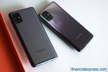 Samsung led the overall market as well with a 22 per cent share, followed by Xiaomi (14 per cent), Vivo (11 per cent), Realme (10 per cent) and Itel (8 per cent). (Photo credit: Saurabh Singh/Financial Express)