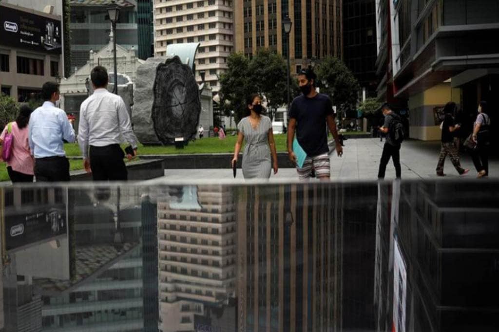 “With most industries already reopened, the supply-side impetus to growth will taper off in the quarters ahead,” the central bank said in its report. (Photo source: Reuters)