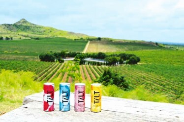 A perfect party pack, Tilt Wine in a can makes wine feel more approachable and less stuffy
