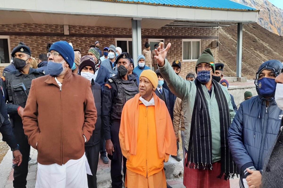 After offering prayers, the two chief ministers left for the foundation stone laying ceremony of the guest house. After offering prayers, the two chief ministers left for the foundation stone laying ceremony of the guest house.