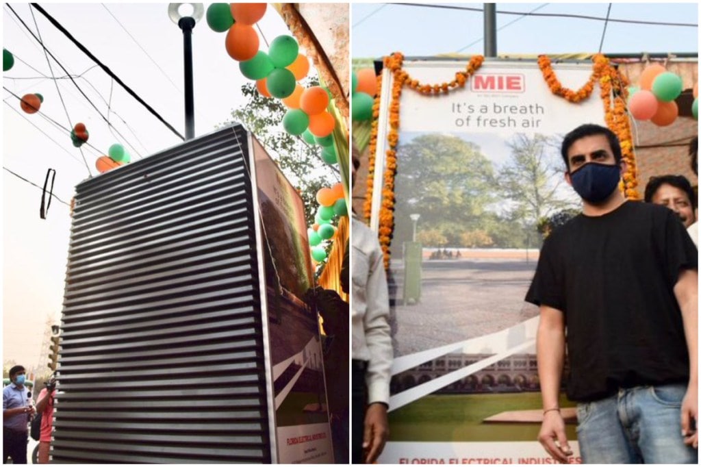 Delhi, Delhi air, Delhi air pollution, Gandhi Nagar, Gandhi Nagar, market, Gautam Gambhir, Gautam Gambhir BJP, air quality, air purifier, lajpat nagar