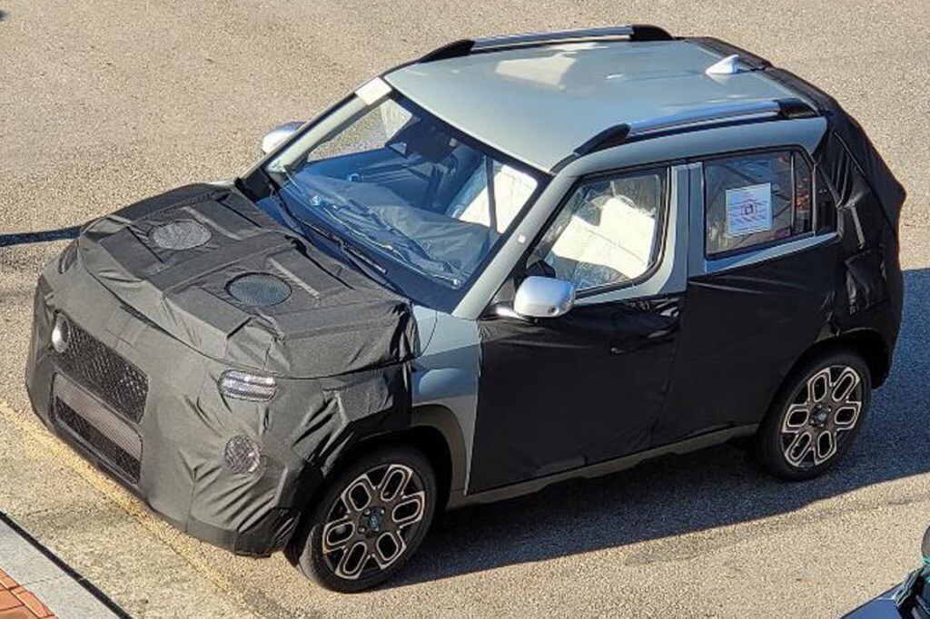Hyundai Micro SUV spied testing in Korea: Maruti S-Presso rival launch soon