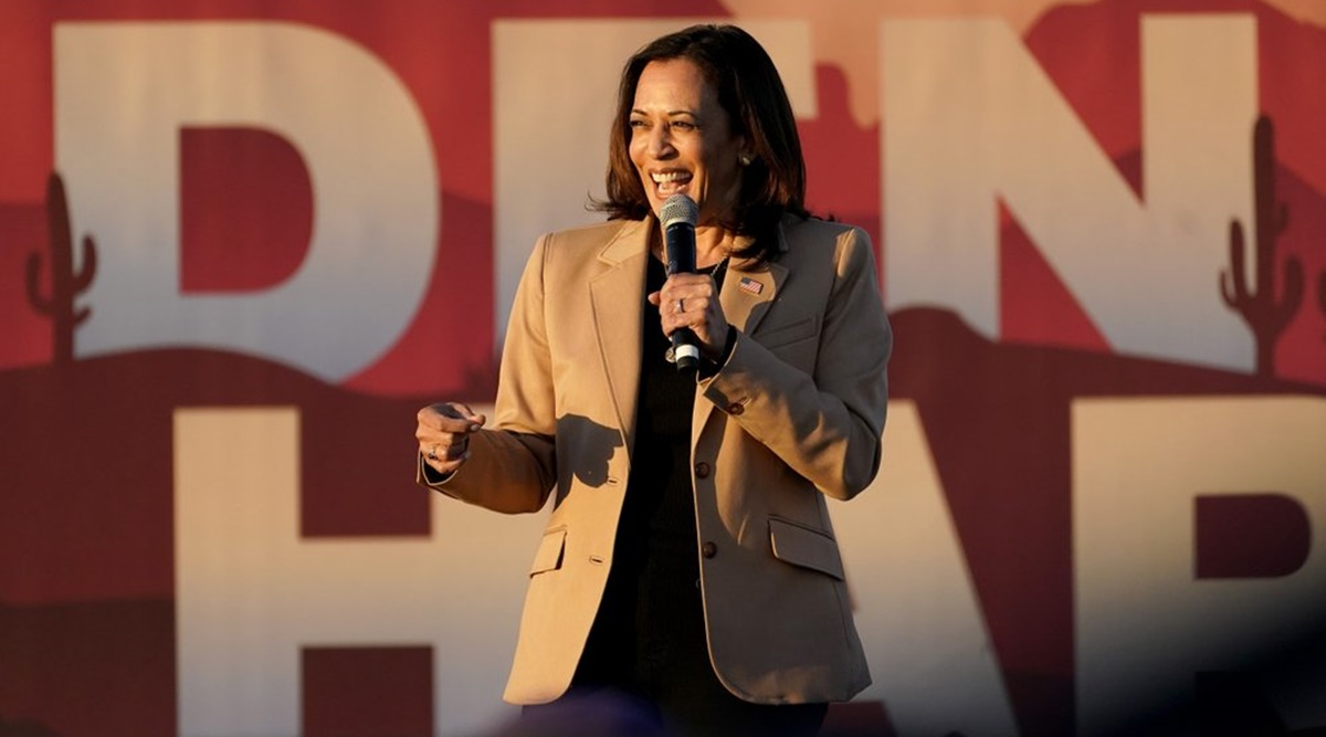 Kamala Harris will be sworn in as President-elect Joe Biden's vice president on January 20 and it's not yet clear how soon before then she will give up her seat. 