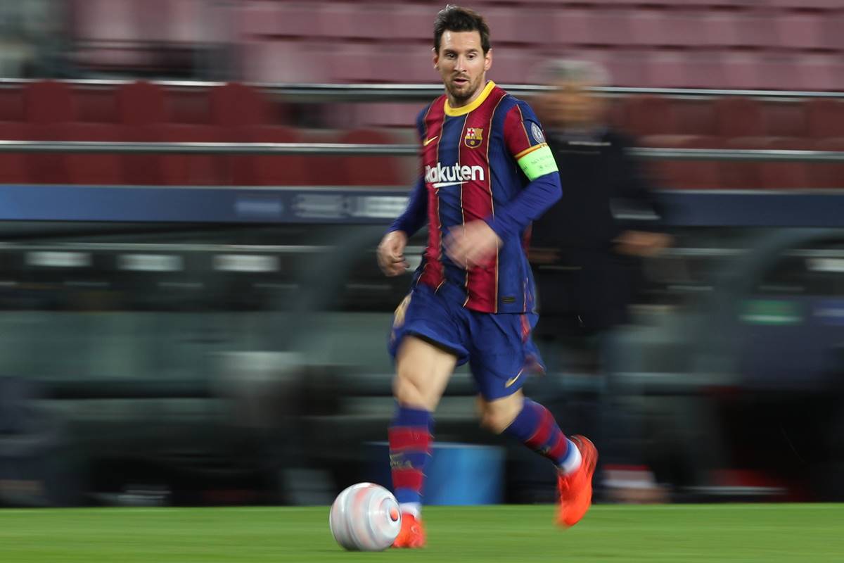 FC Barcelona's Lionel Messi in action against Dynamo Kyiv at Camp Nou, Barcelona, Spain. (Reuters image) FC Barcelona's Lionel Messi in action against Dynamo Kyiv at Camp Nou, Barcelona, Spain. (Reuters image)