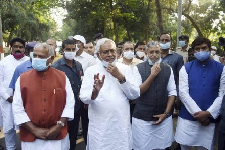 nitish kumar oath taking