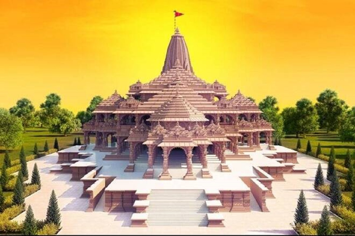 The temple authorities highlighted that 40-45 per cent work has been completed for the ground floor. The temple authorities highlighted that 40-45 per cent work has been completed for the ground floor.