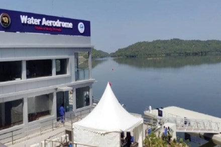 A network of water aerodromes along with land-based airports will improve air connectivity in the country and will be particularly useful for localized short-distance travelling. (Ministry of Civil Aviation) 