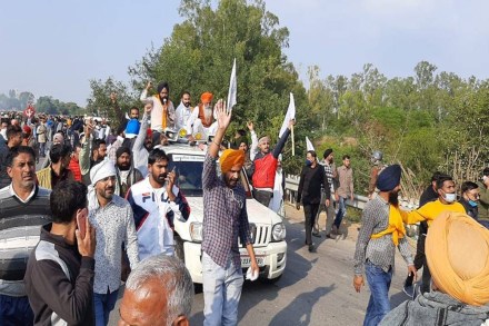 Farmers from Punjab and Haryana are protesting against the Centre's farm laws. (IE)