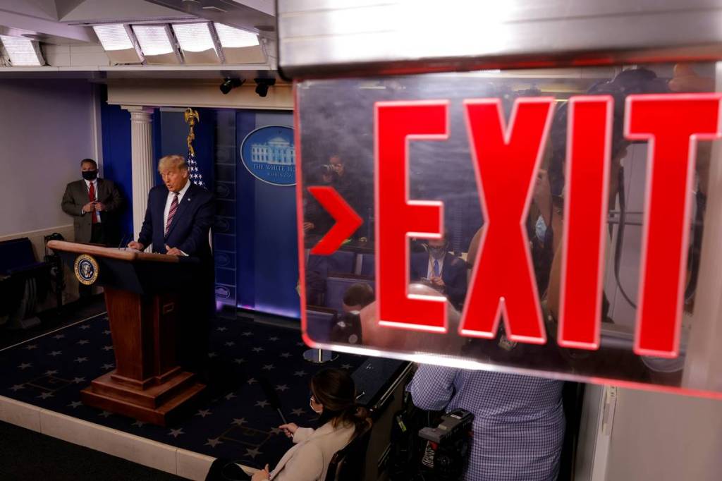 Trump, a Republican, is being challenged by his Democratic rival Joe Biden in the November 3 election. (File image)
