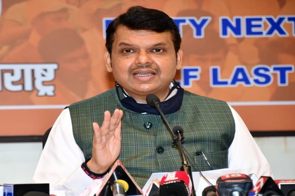 Former Maharashtra chief minister Devendra Fadnavis 