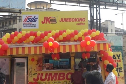 Jumboking launched its food truck at the premises of Pune railway station.