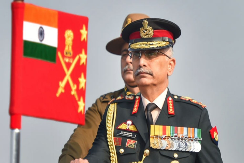 Gen Naravane began his aerial survey of the border outposts (BoPs) in Uttarakhand with a visit to Mana, the last Indian village near the India-China border in Chamoli district, on Wednesday.