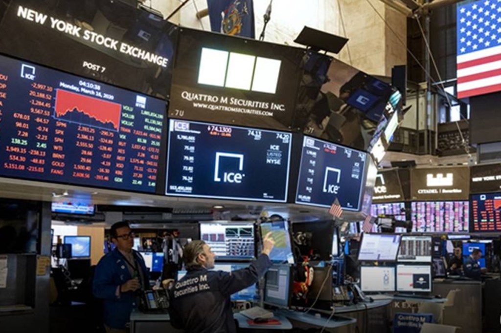 US stock market, COVID-19