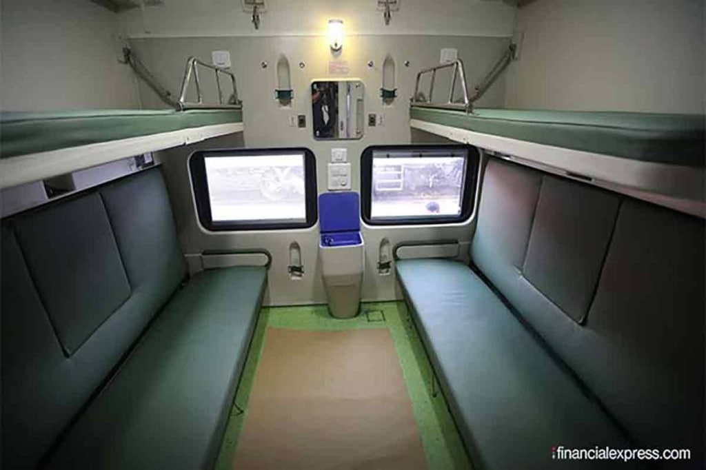 Indian Railways has equipped AC train coaches with enhanced safety features. Indian Railways has equipped AC train coaches with enhanced safety features.