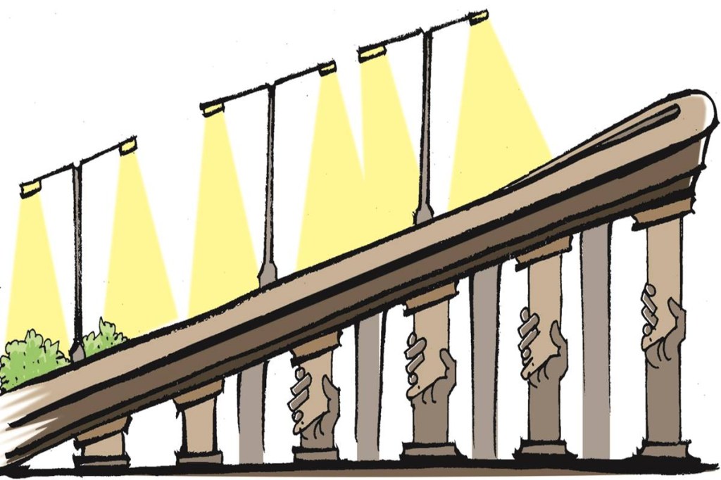 In the absence of pinning down responsibility between the Centre and the states, what the learned gave was general gyaan.