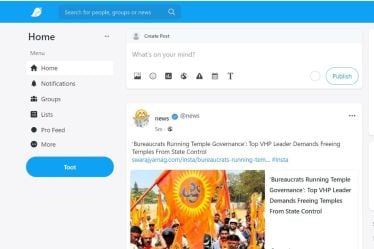 The account of the CEO was created in July this year, indicating that the platform would have been launched around this time. (Image: Financial Express Online/Bulbul Dhawan)
